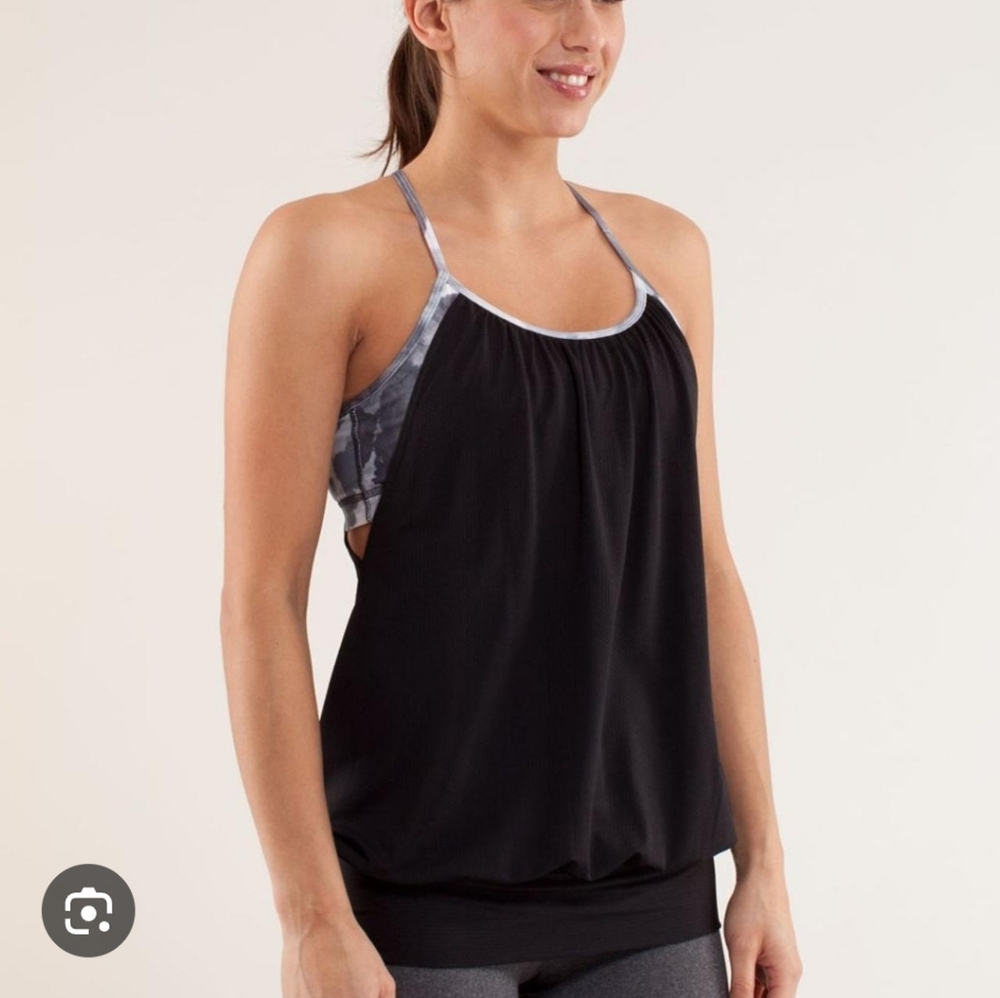 Lululemon No Limit Tank Top With Built In Sport Bra Size 4
